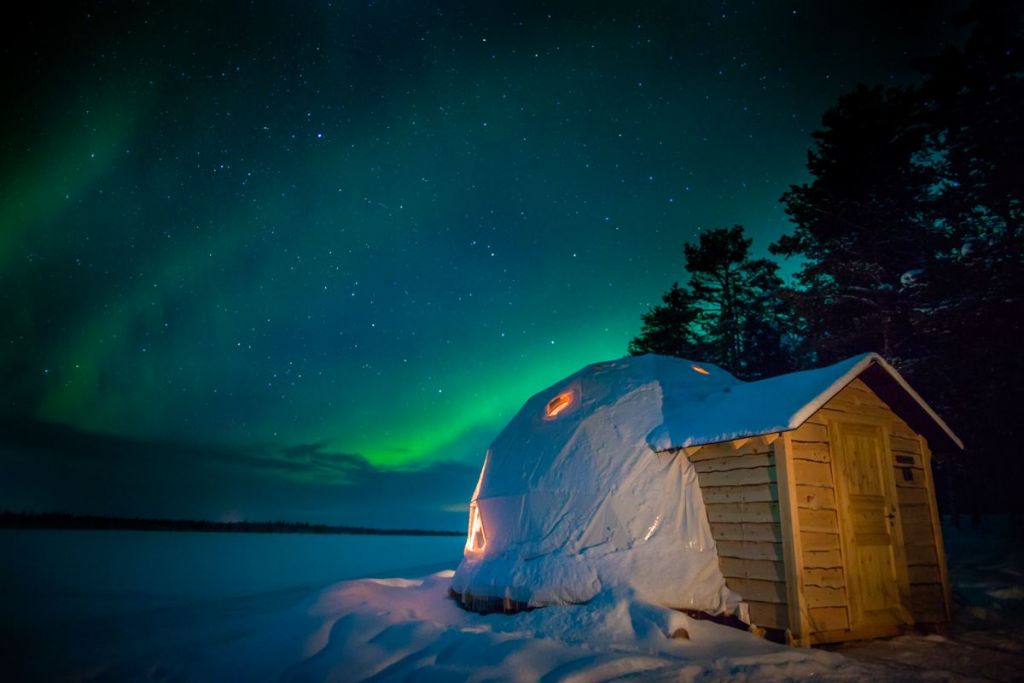 Aurora Zones Aurora Dome in Finnish Lapland