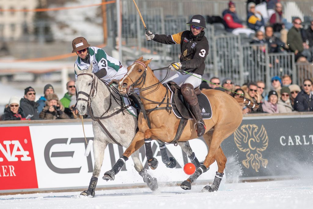 Badrutts Palace vs Azerbaijan Land of Fire Snow Polo World Cup St Moritz 2020
