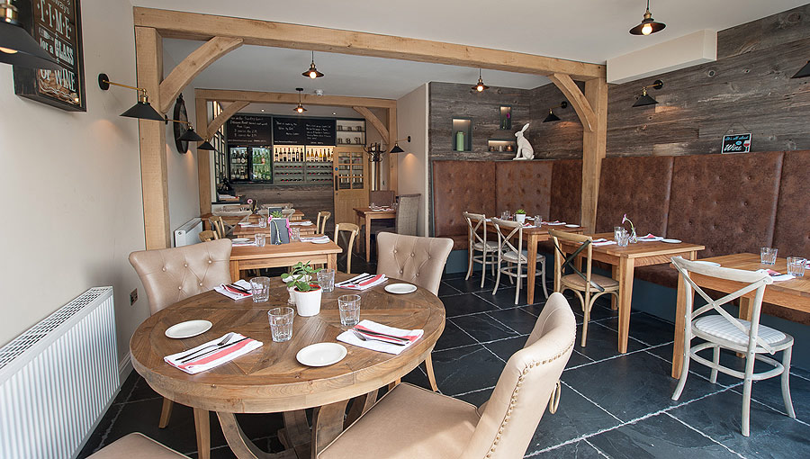 Dining area at the Hare & Hounds Levens in the Lake Districts Lyth Valley