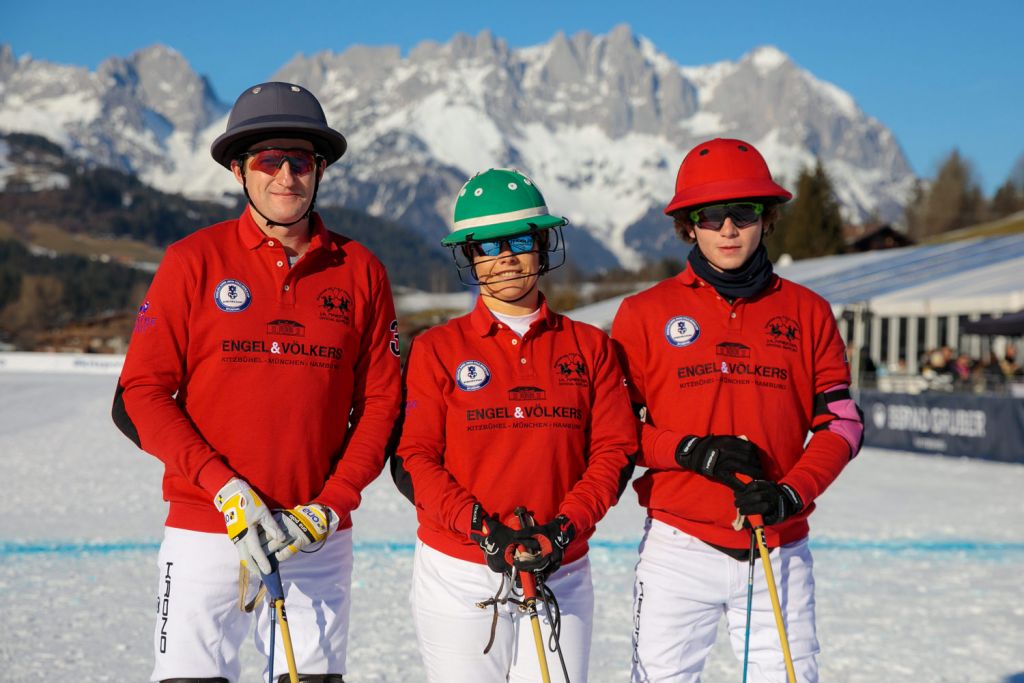 Engle & Volkers team at the 2020 Snow Polo World Cup Kitzbühel