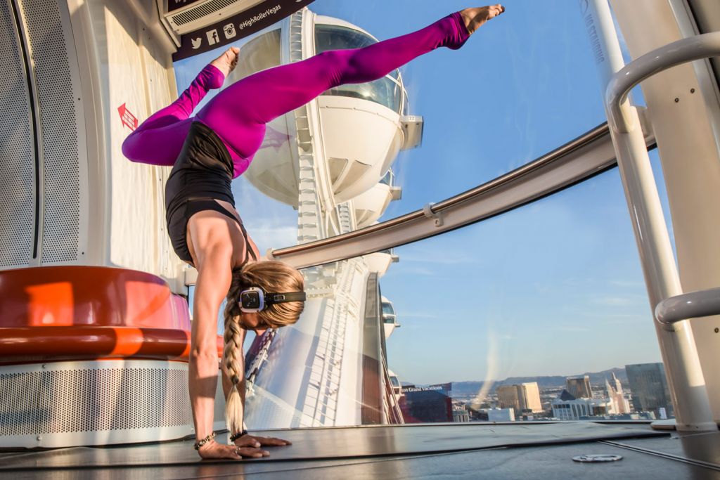 Rooftop Yoga in Las Vegas