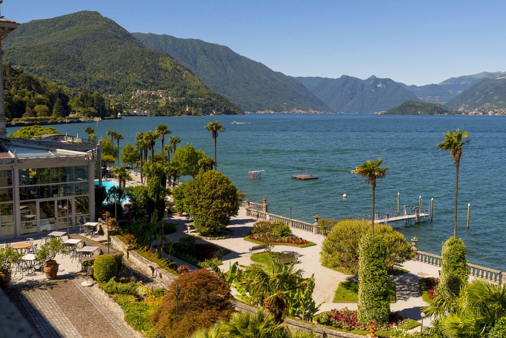 The grounds and garden at The Grand Hotel Villa Serbelloni
