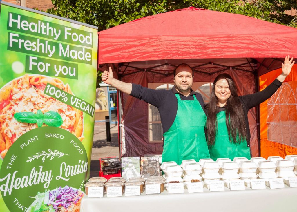 The Healthy Louis stall at Where to Vegan
