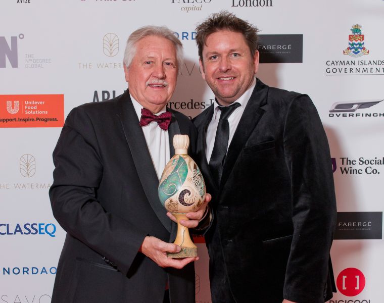 Brian Turner CBE Awarded The Restaurant Association Award in London