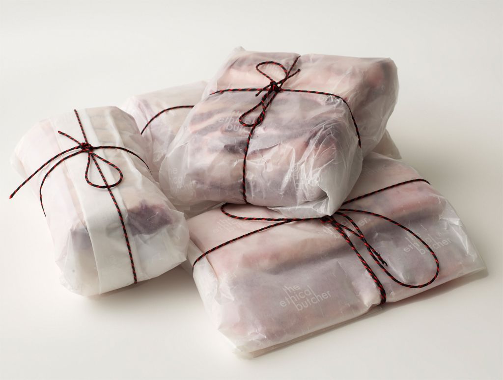 Packed meat products from the Ethical Butcher