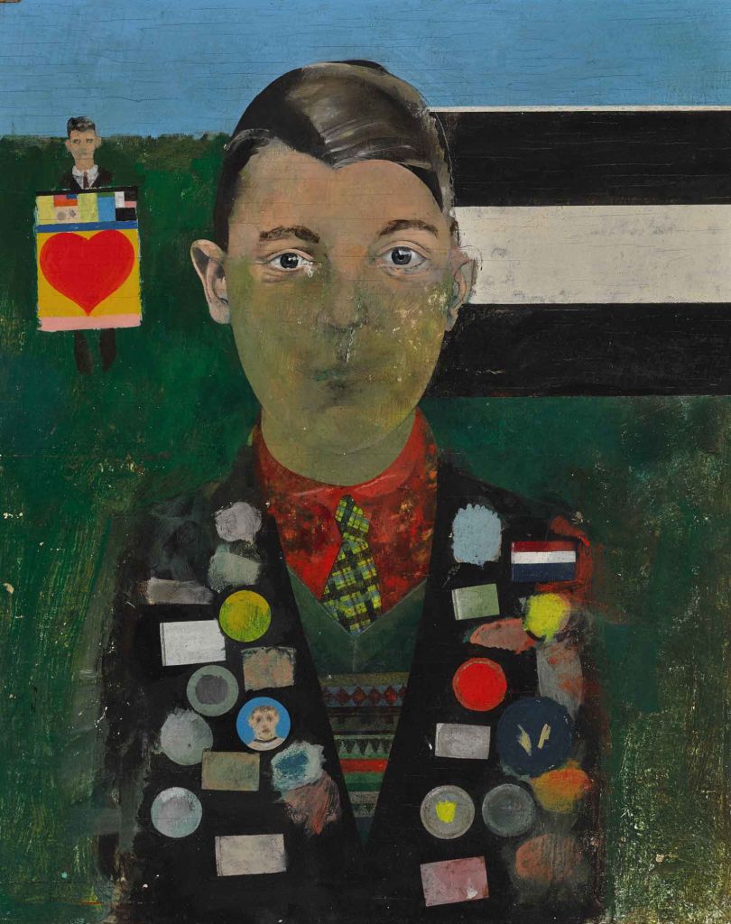 Peter Blake, Boy with Paintings