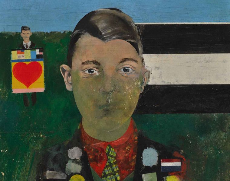 Peter Blake's Boy with Paintings Acquired by Pallant House Gallery