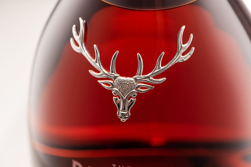 The Dalmore 12-point Royal stag in sterling silver