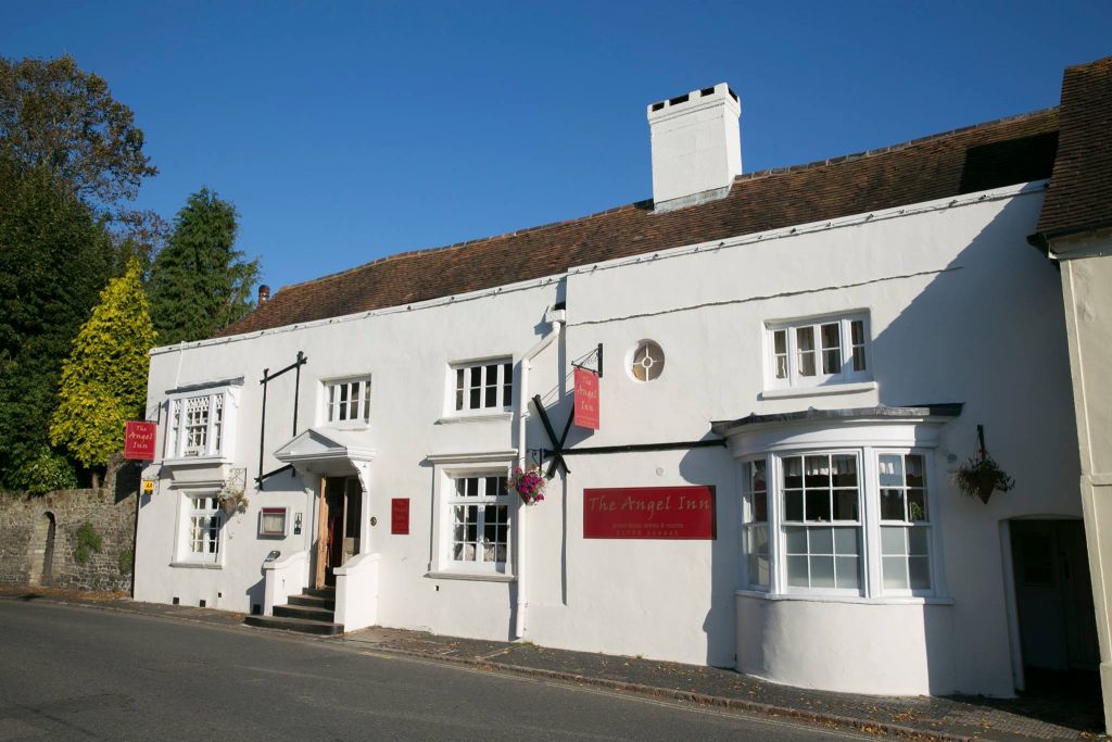 The exterior of the Angel Inn in Petworth