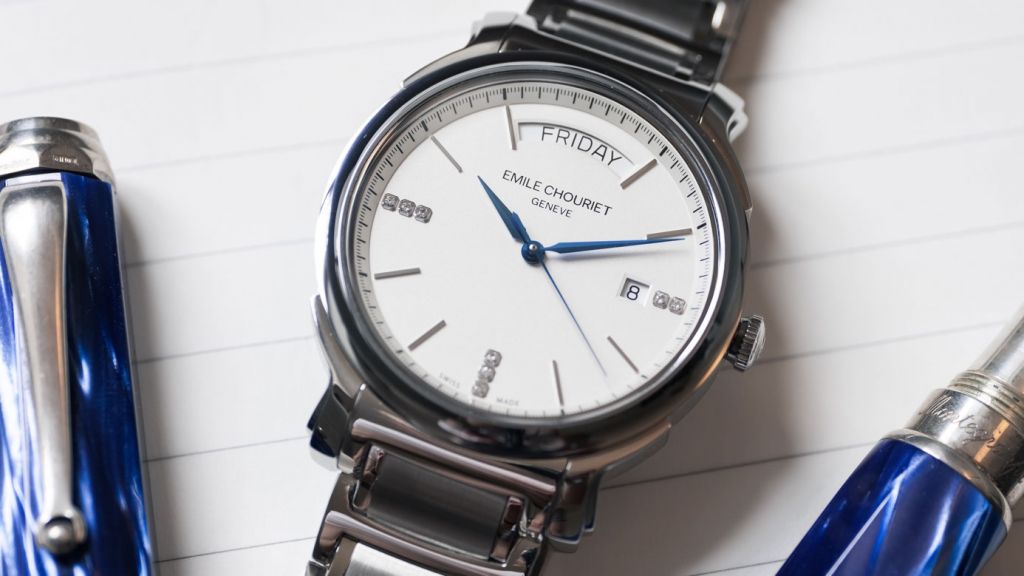 Emile Chouriet Heritier Weekly Date Timepiece