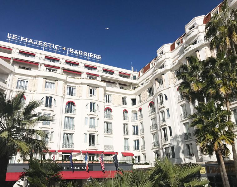 The Hôtel Barrière Le Majestic Cannes