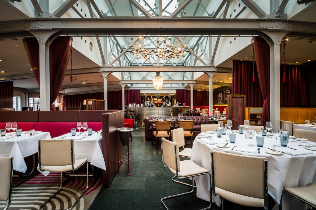 The main dining area in Bluebird Chelsea