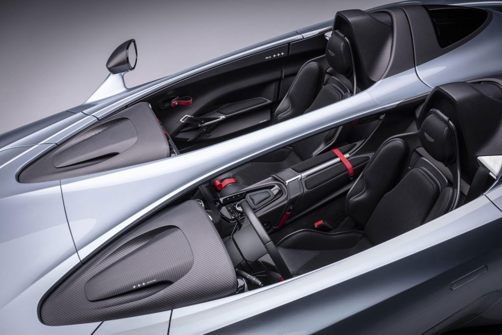 Interior of the Aston Martin V12 Speedster