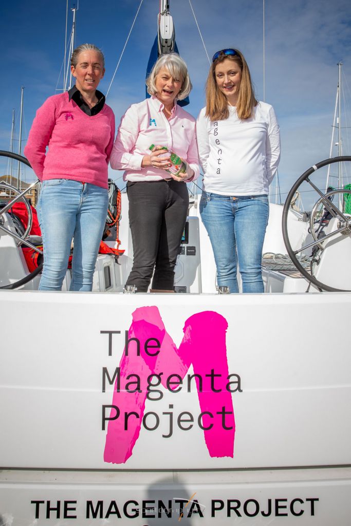 Ladies from the The Magenta Project