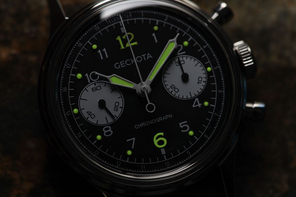 The collection features striking vintage lume paint