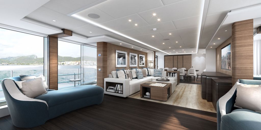The main saloon inside Project Altea