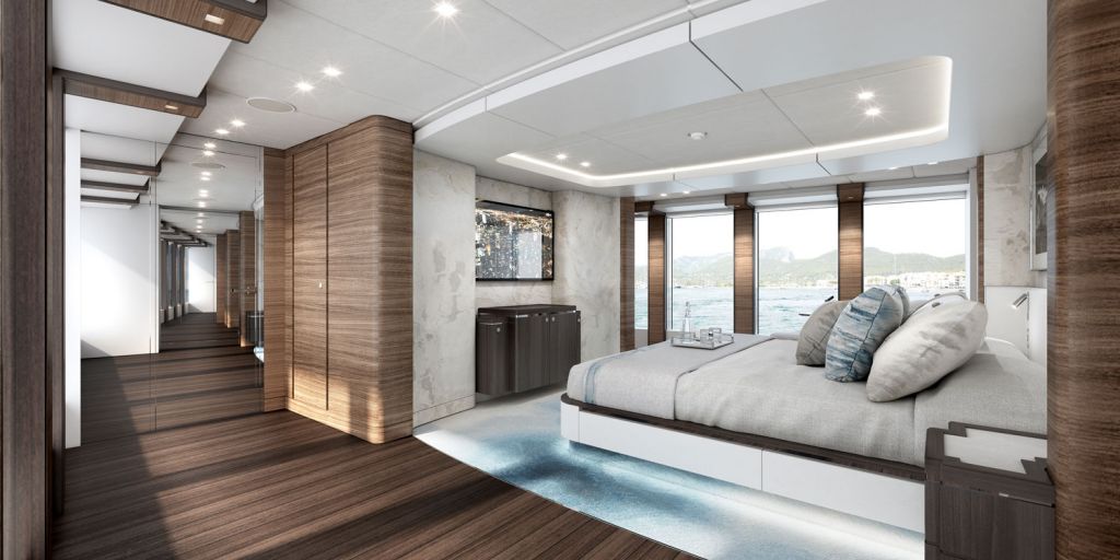 Heesen Yachts Project Altea owners stateroom