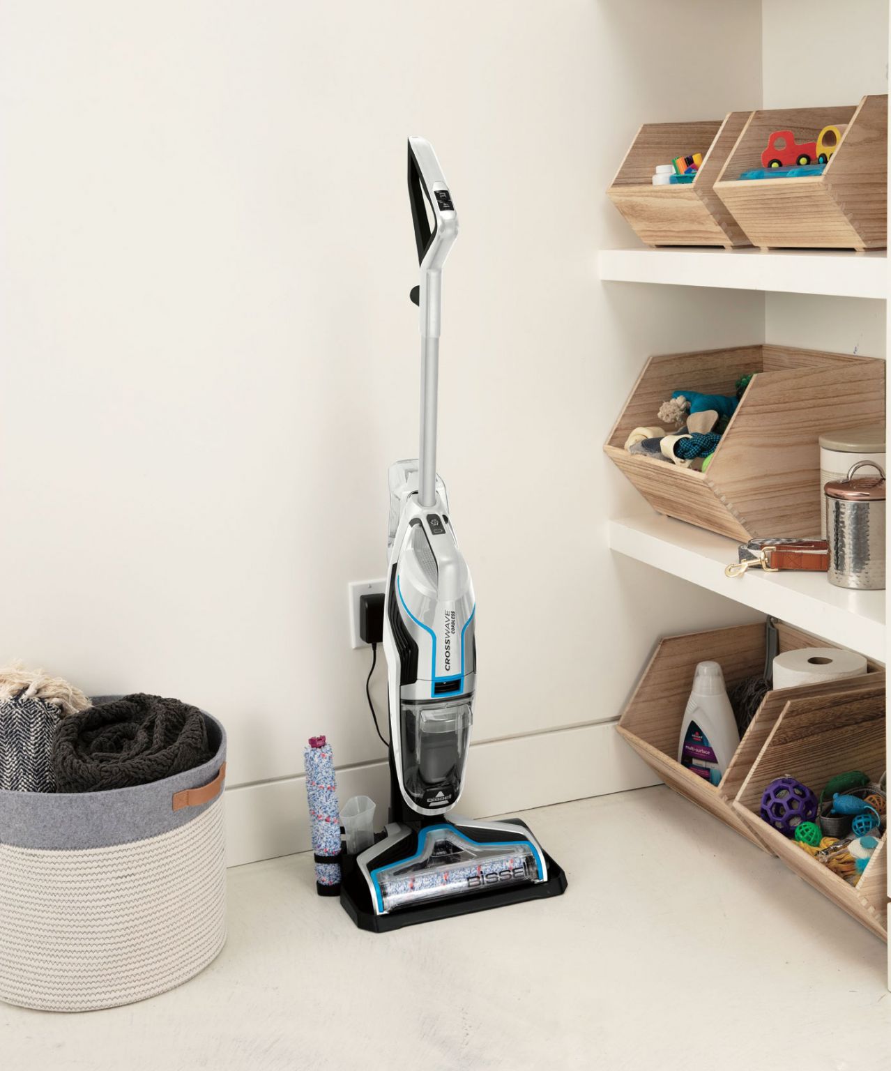 The Bissell Crosswave Cordless MultiSurface Cleaner Is Put To The Test