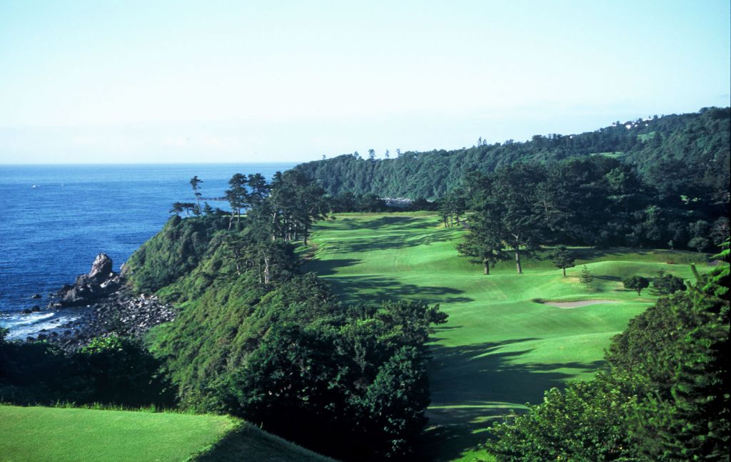 The golf courses at Prince Kawana Hotel in Japan