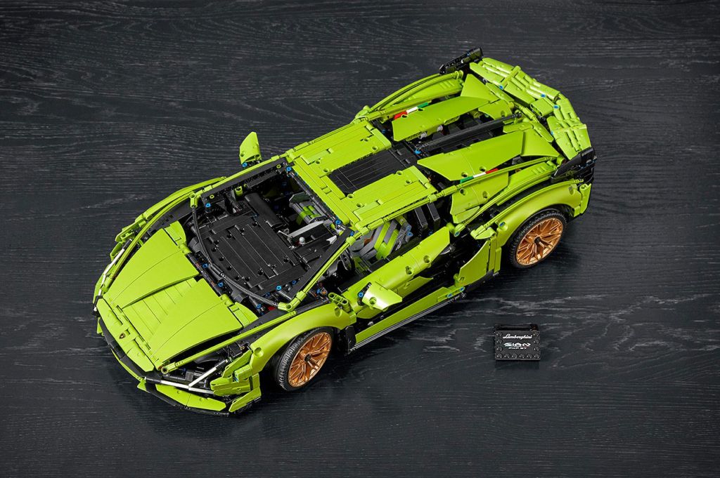 LEGO Lamborghini Sián top view