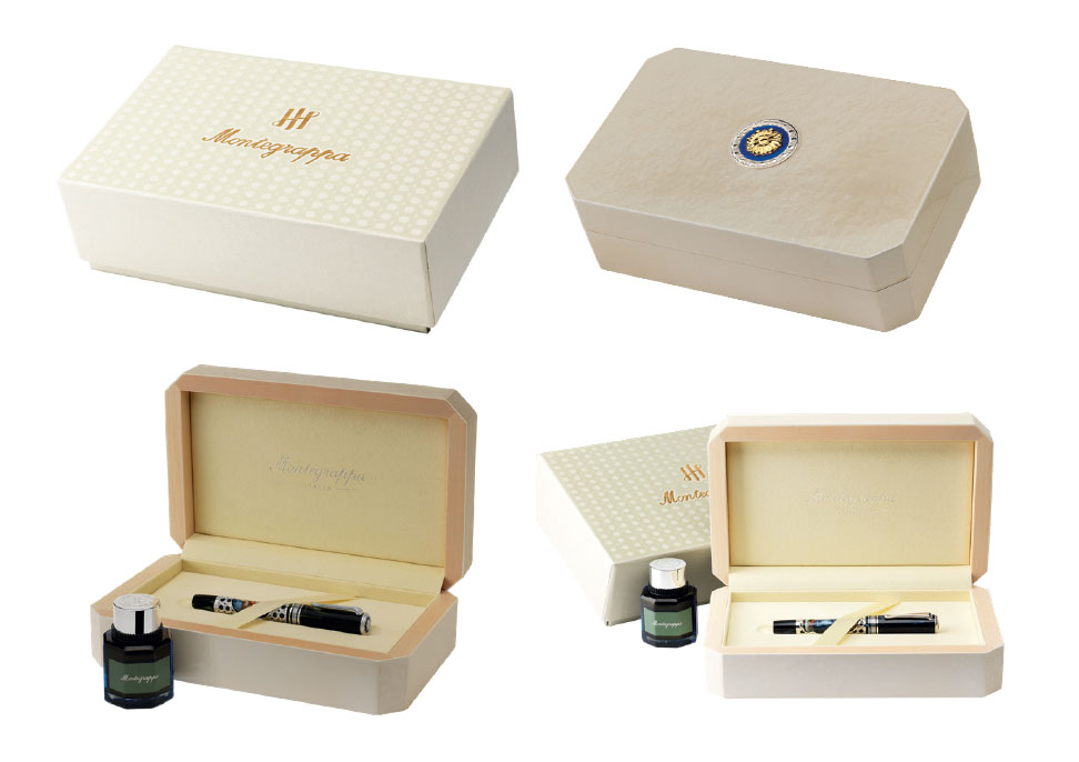 Montegrappa Raffaello 500th Anniversary box and packaging