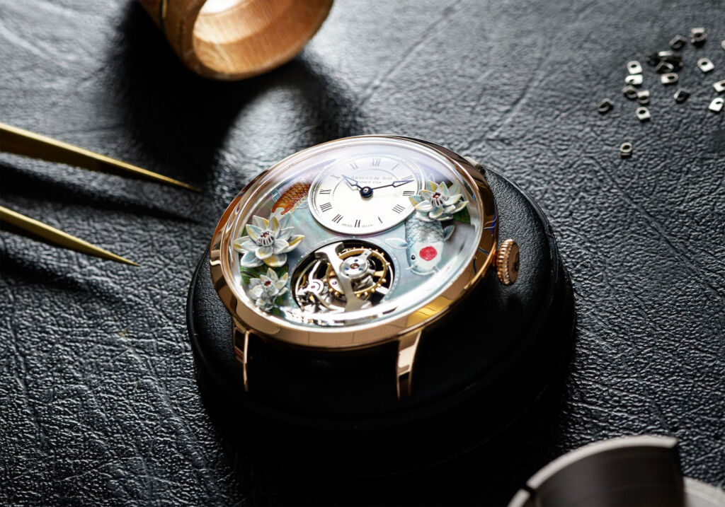 Arnold & Son's Ultrathin Tourbillon Koi is Art for the Wrist 11 Arnold & Son Ultrathin Tourbillon Koi movement