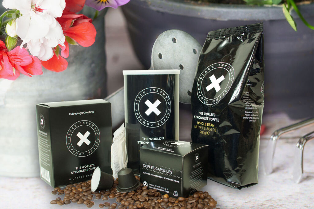 The Black Insomnia 100% Compostable Coffee Pods