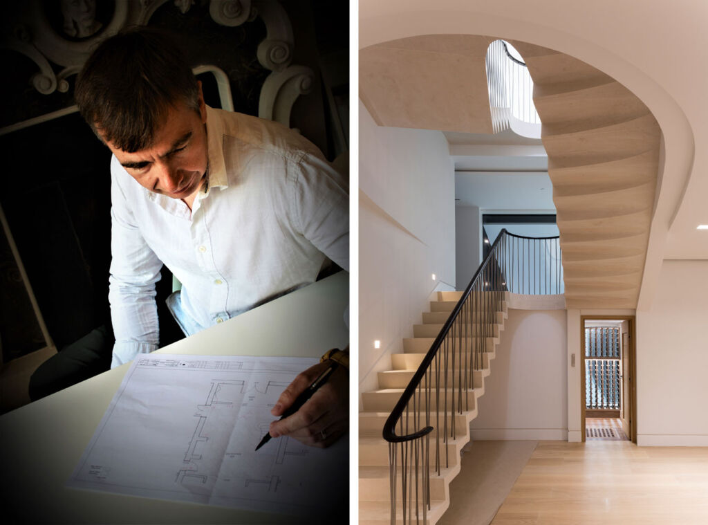 Ian Knapper stone staircase design service