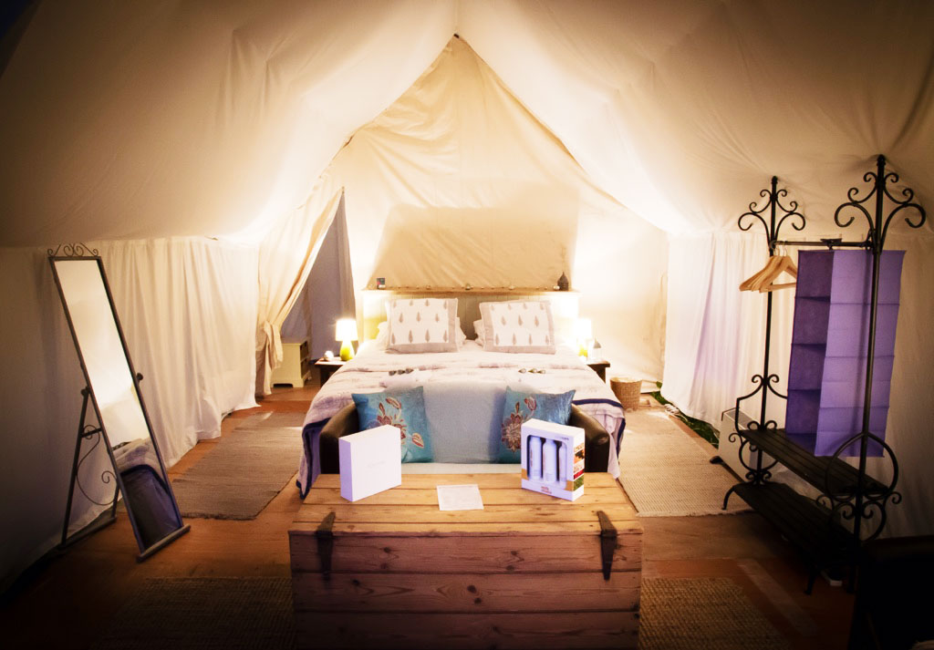 Luxury Glamping at 'The Pop Up at Cadland' in Hampshire