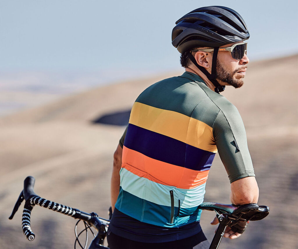The Velocio SE Jersey with sweat-wicking technology
