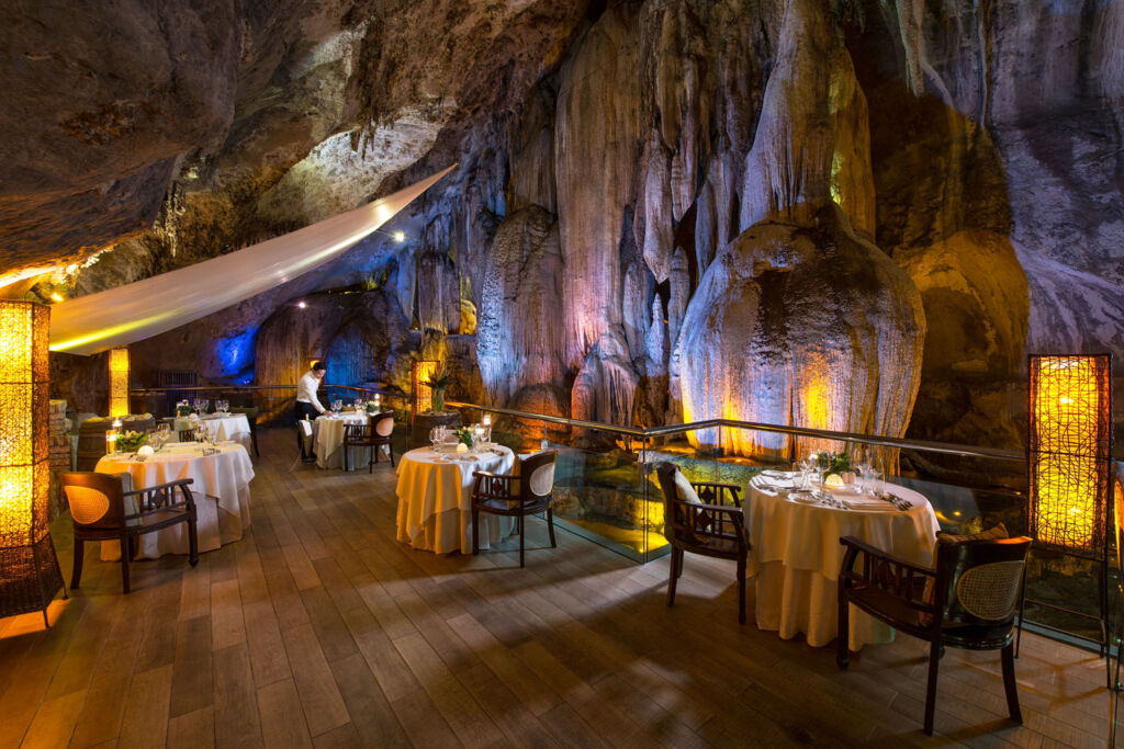 Cave Dining at the Banjaran Hotsprings Retreat in Malaysia