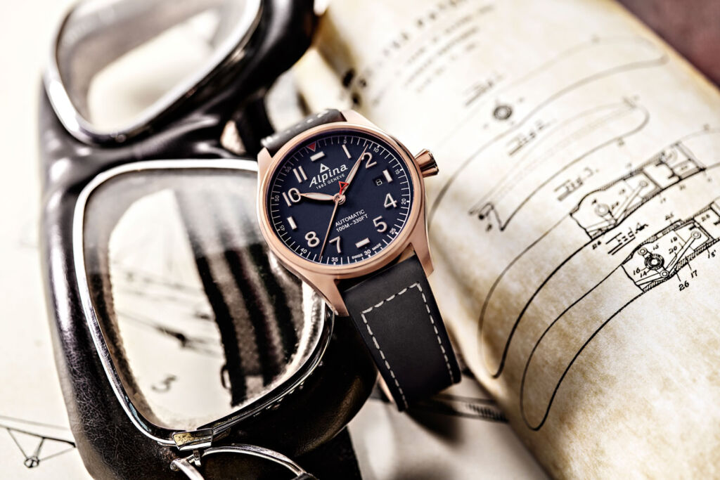 The watch is significantly influenced by the aviation industry