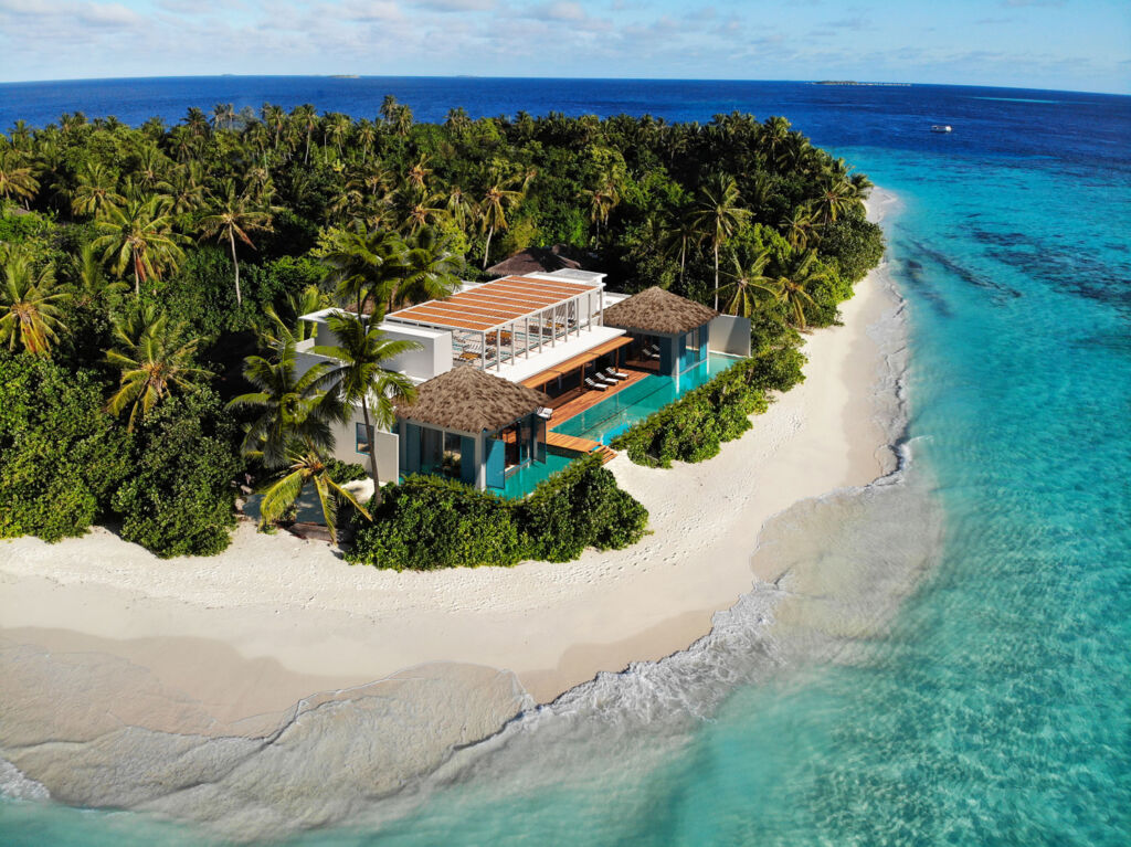 Escape the World at the Raffles Royal Residence in the Maldives