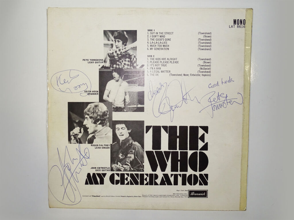 First Copy Of The Who's 1965 My Generation Album Sells For £11,000