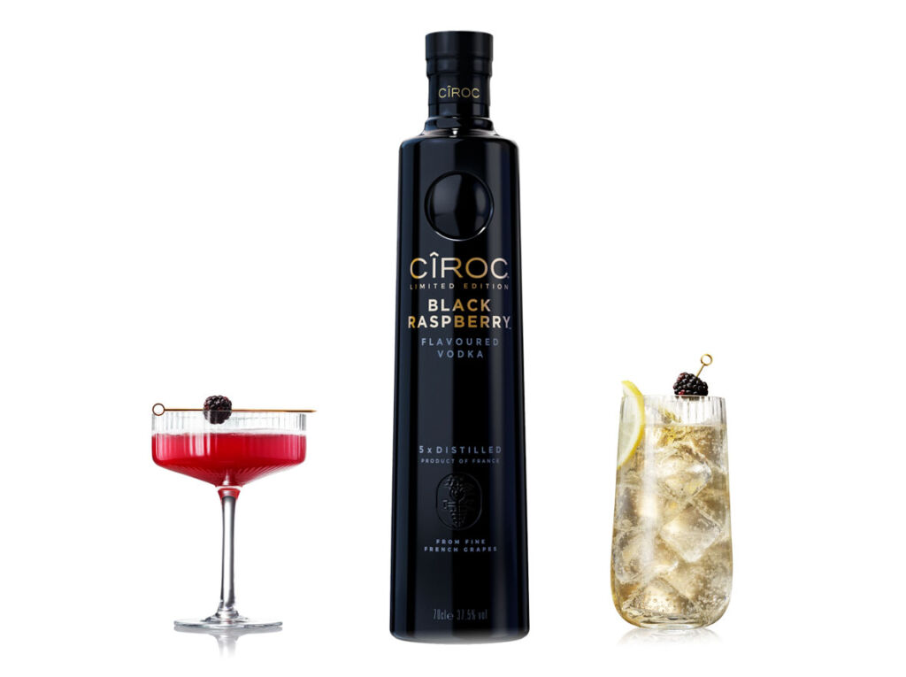 Two CÎROC Black Raspberry cocktails to try
