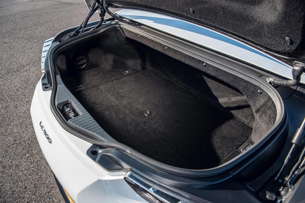 Boot space in the 2020 Lexus LC 500 Convertible