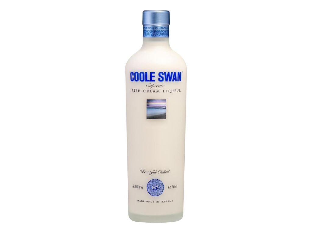 A bottle of Coole Swan Irish Cream Liqueur
