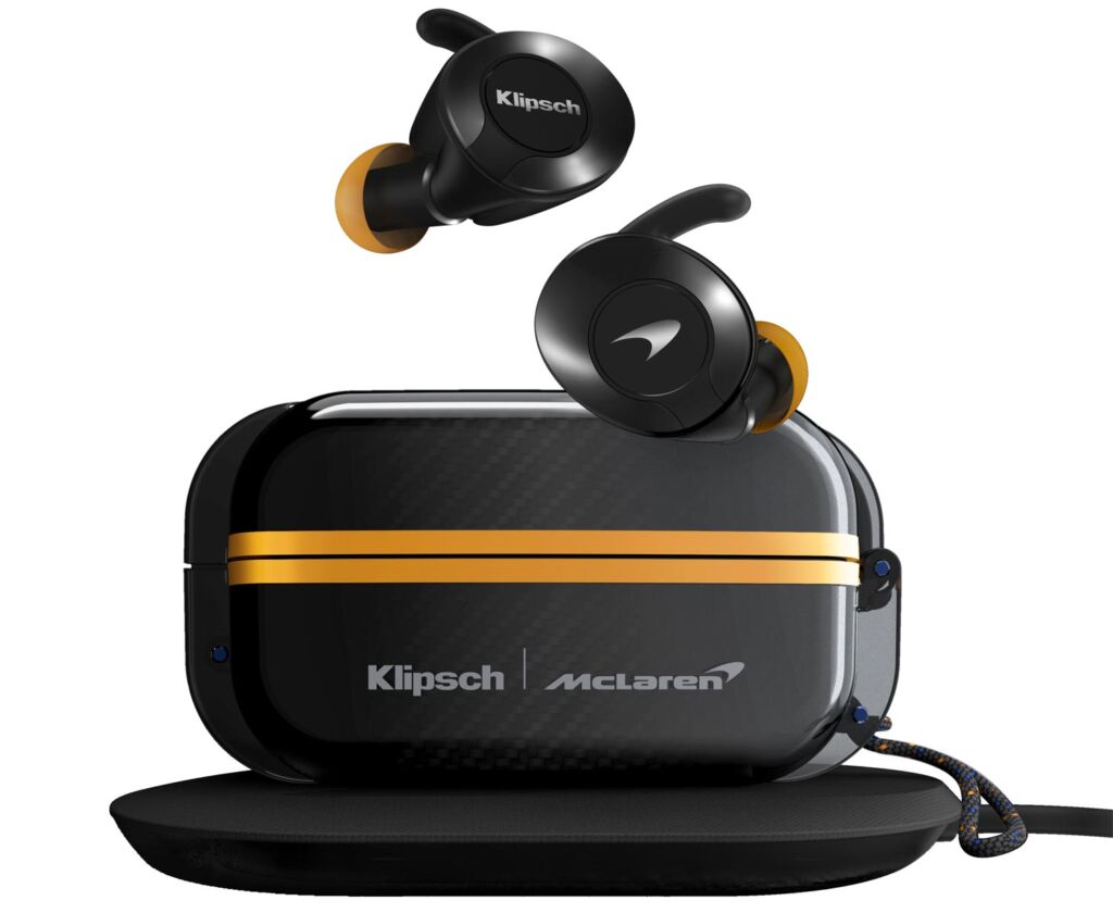 Klipsch T5 II True Wireless Sport McLaren edition earphones