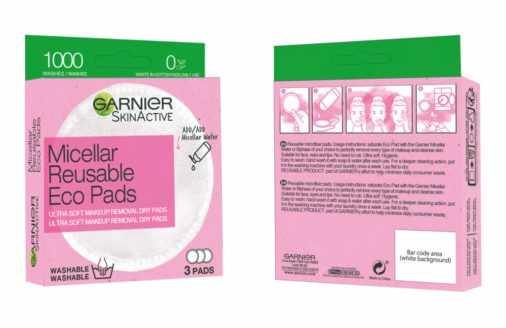 Garnier Micellar Reusable Eco Pads