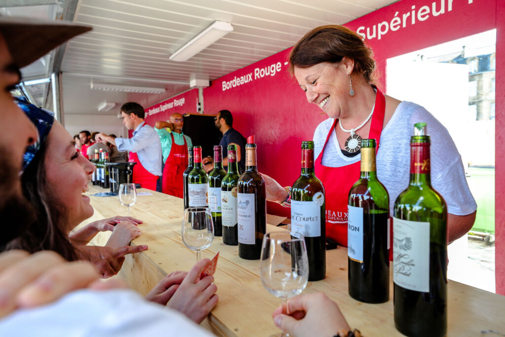 A tasting for Bordeaux red wines