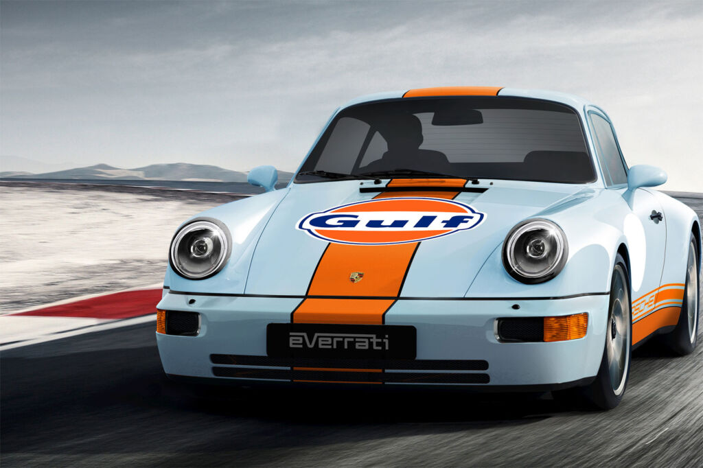 Everrati & Gulf Oil International Bring an Electrifying Blast from the Past Back