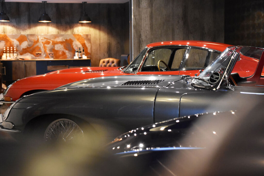 Inside the E-Type UK showroom
