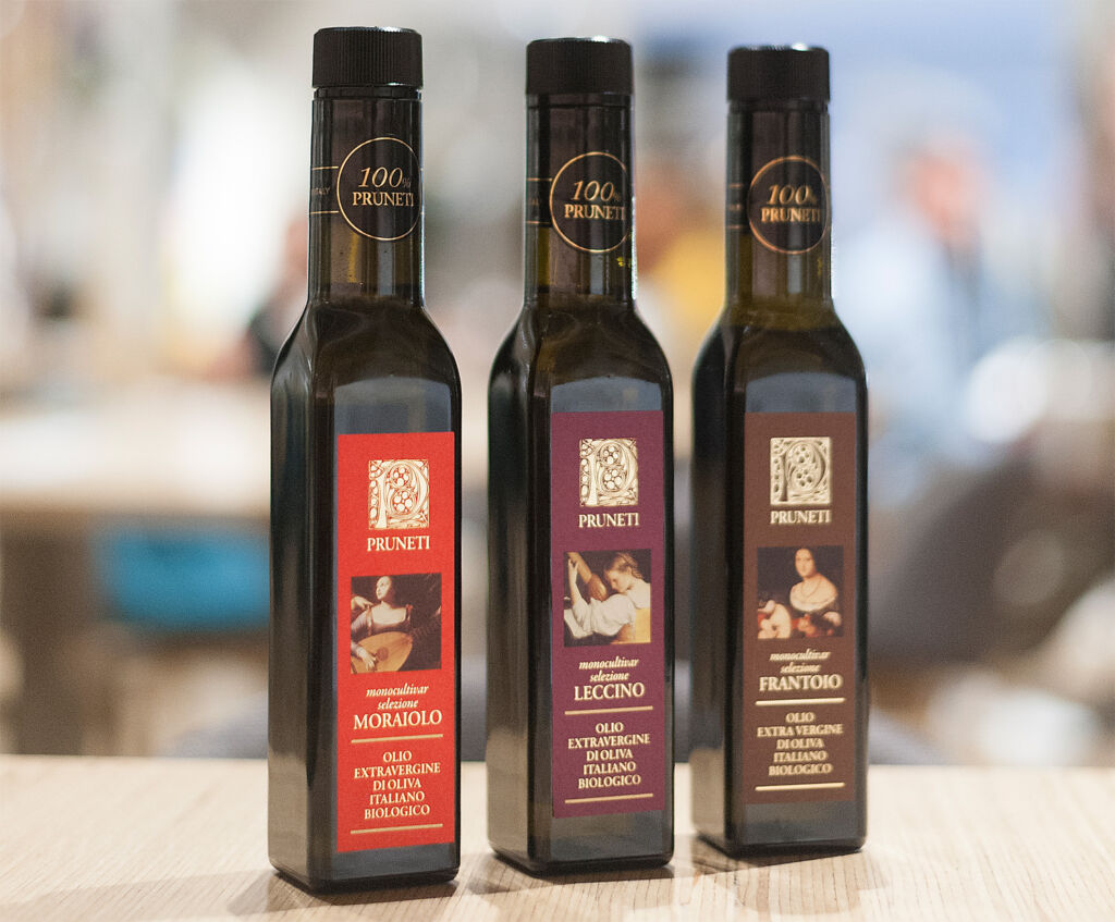 The Prunetti Monocultivar extra virgin olive oil collection