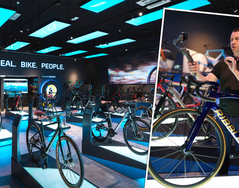 The brand new Ribble Cycles state of the art showroom in Clitheroe