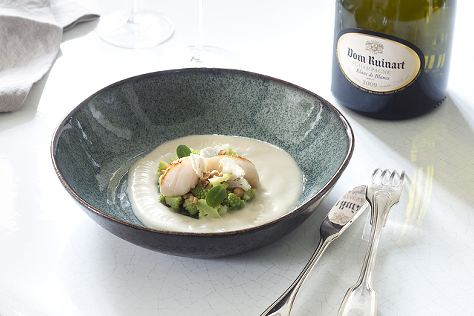 Helena Nicklin Explores the House of Ruinart, the Other 'Dom' of Champagne 9 A tasty dish suggestion for pairing with the champagne