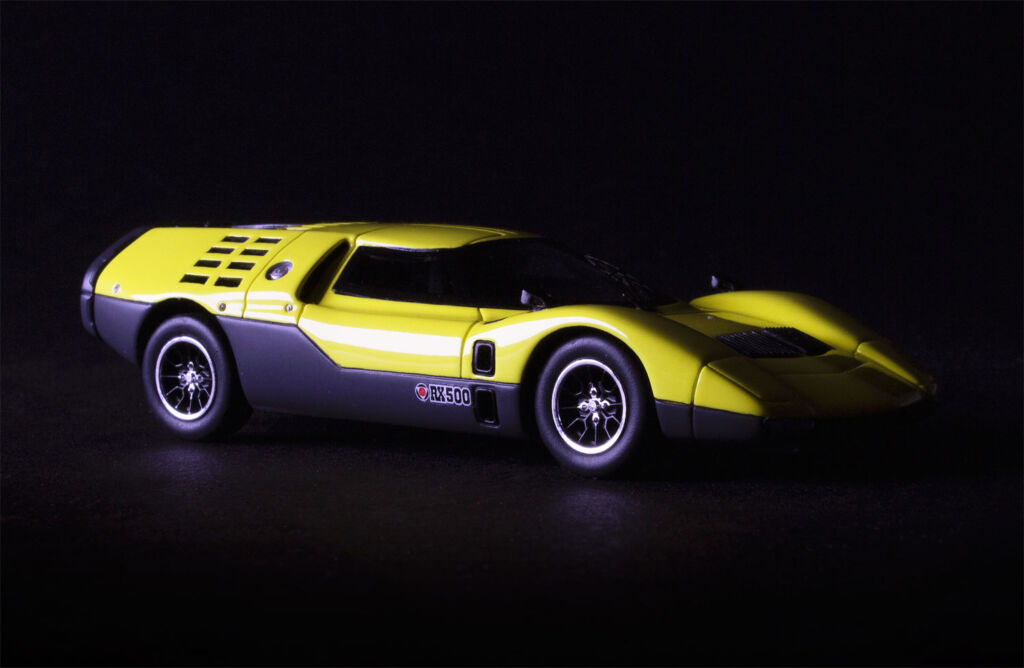 The Sparks model of the car in Yellow paint