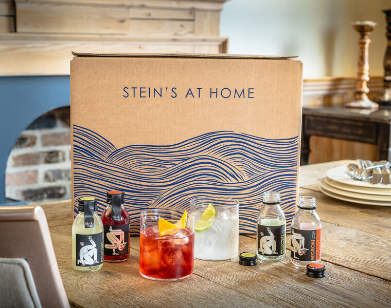 Stein's at Home & Black Lines Cocktail and Dinner Kits for World Cocktail Day
