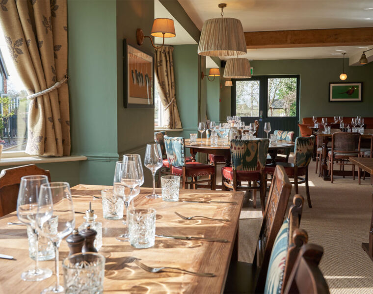 Stylish Rooms of Charming Country Pub The Beckford Inn, Tewksbury