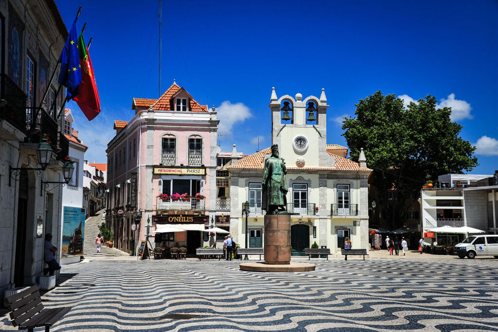 Some of the historical buildings in the town with its striking cobbled streets