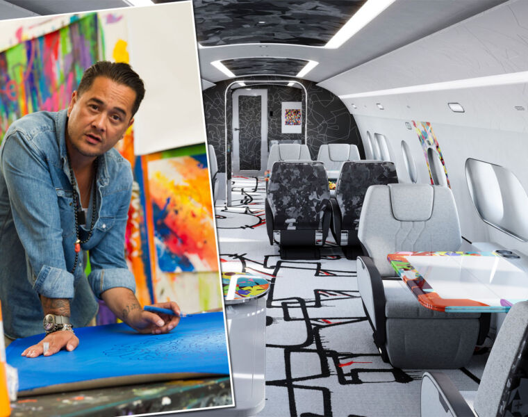 Mr Colorful Cyril Kongo and Airbus to Bring Art and Luxury to the Skies
